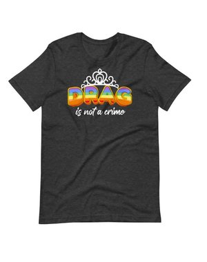 SWISH EMBASSY SWISH EMBASSY 'DRAG IS NOT A CRIME" T-SHIRT GREY