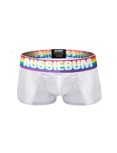 AUSSIEBUM AUSSIEBUM PRIDE MESH SQUARE CUT BRIEFS