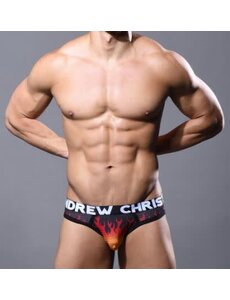 ANDREW CHRISTIAN ANDREW CHRISTIAN FLAMES MESH LOCKER ROOM JOCK WITH ALMOST NAKED