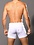 ANDREW CHRISTIAN ANDREW CHRISTIAN WHITE SUMMER SPARKLE STRETCH JEAN SHORTS