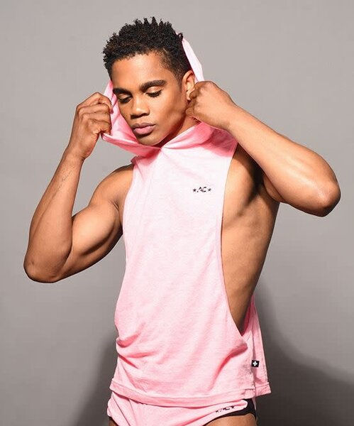 ANDREW CHRISTIAN ANDREW CHRISTIAN COTTON CANDY GYM HOODIE