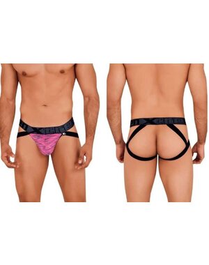 Xtremen XTREMEN 91099 MICROFIBER MESH JOCKSTRAP PINK