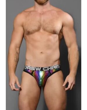 ANDREW CHRISTIAN SPARKLE RAINBOW BRIEF JOCK W/ ALMOST NAKED