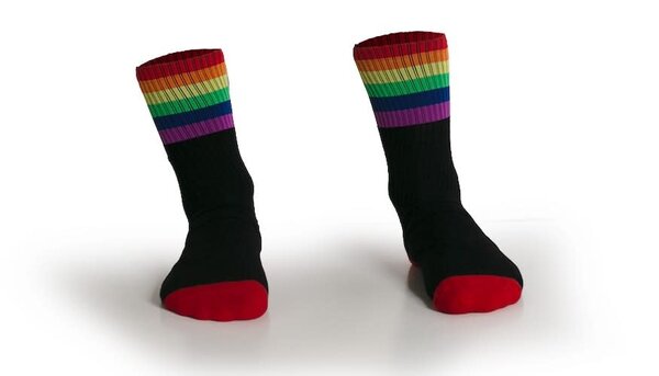 AUSSIEBUM AUSSIEBUM RAINBOW BAND SOCKS