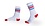 AUSSIEBUM AUSSIEBUM WHITE SOCKS WITH 2 TONE STRIPES