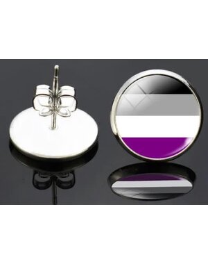  ROUND POST PRIDE EARRINGS