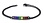 RAINBOW RAINBOW BAR ENAMEL THIN CHAIN BRACELET