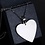 STAINLESS STEEL ENAMEL RAINBOW HEART NECKLACE