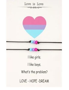  BEAD & CORD PRIDE BRACELET