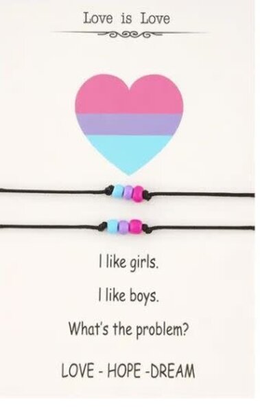 BEAD & CORD PRIDE BRACELET