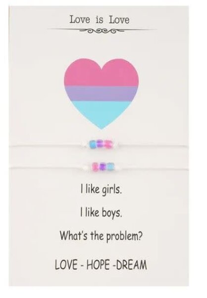 BEAD & CORD PRIDE BRACELET