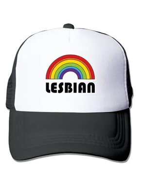  LESBIAN PRIDE WITH RAINBOW ADJUSTABLE CAP