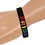 RAINBOW 'PRIDE' BLACK SILICONE BRACELET