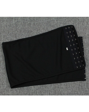  CHEST BINDER (STRAPLESS) BLACK