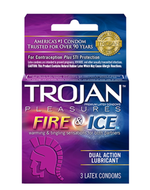 TROJAN TROJAN ECSTASY FIRE & ICE 3PK