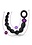ANAL ADVENTURES ANAL ADVENTURES PLATINUM SILICONE BEGINNER ANAL BEADS BLACK