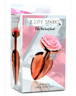 BOOTY SPARKS BOOTY SPARKS PINK ROSE ANAL PLUG