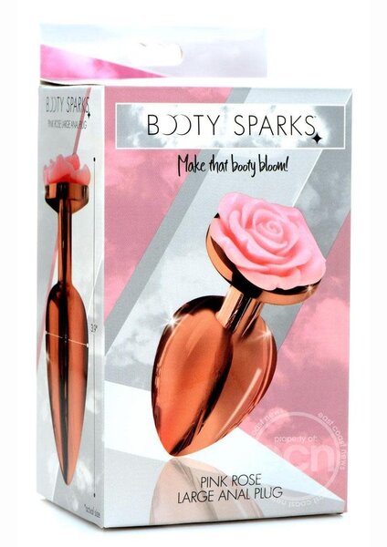 BOOTY SPARKS BOOTY SPARKS PINK ROSE ANAL PLUG