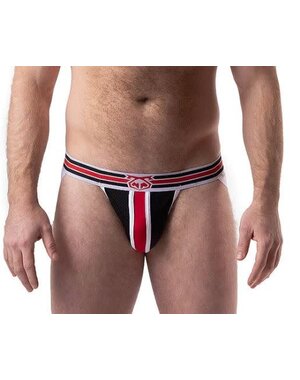NASTY PIG NASTY PIG XPOSED JOCK STRAP RED/BLACK