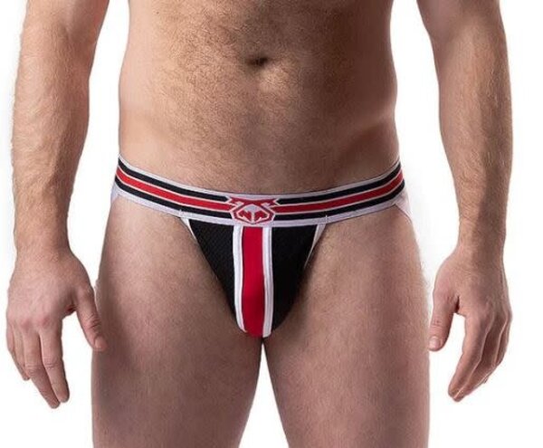 NASTY PIG NASTY PIG XPOSED JOCK STRAP RED/BLACK