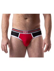NASTY PIG NASTY PIG XPOSED CLASSIC BRIEF RED/BLACK