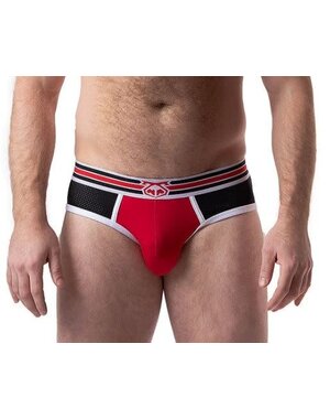 NASTY PIG NASTY PIG XPOSED CLASSIC BRIEF RED/BLACK