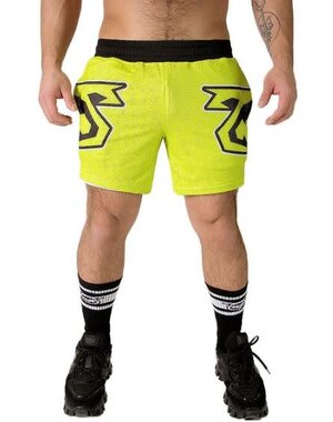 NASTY PIG NASTY PIG REVERS RUGBY SHORT WHITE/BLACK