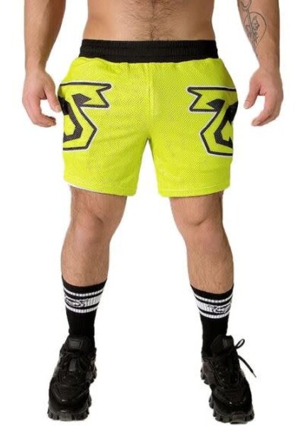 NASTY PIG NASTY PIG REVERS RUGBY SHORT WHITE/BLACK