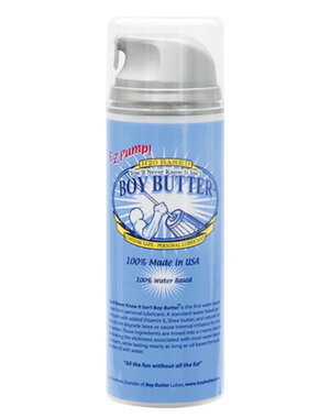 BOY BUTTER LUBES BOY BUTTER H2O AIRLESS PUMP 5oz