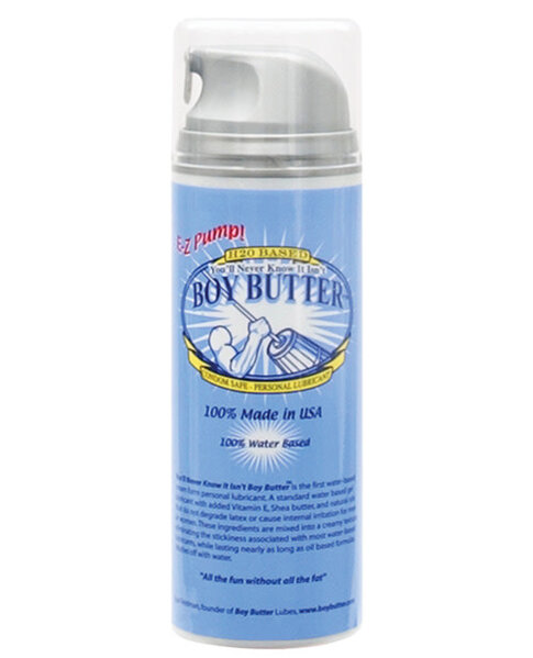BOY BUTTER LUBES BOY BUTTER H2O AIRLESS PUMP 5oz