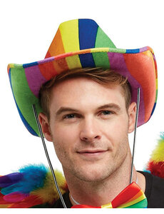  RAINBOW STETSON HAT