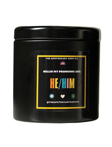  GENDER FLUID PRONOUNS CANDLE