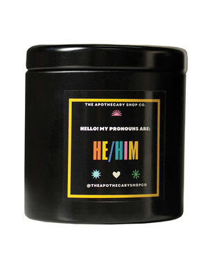  GENDER FLUID PRONOUNS CANDLE