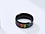 RAINBOW PRIDE WORD RING BLACK STAINLESS STEEL