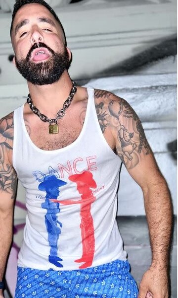 HORSE & HORN HORSE & HORN DANCE COWBOY KEN WHITE TANK