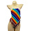 WESTERN FASHION RAINBOW CROCHET HALTER TOP WITH FRINGES