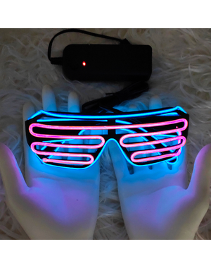 WESTERN FASHION LED FLASH SHUTTER GLASSES