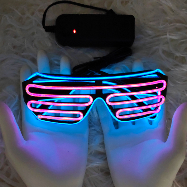 WESTERN FASHION LED FLASH SHUTTER GLASSES