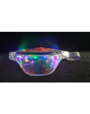 WESTERN FASHION FANNY PACK CLEAR WITH LED