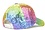 KNOBS KNOBS PASTEL RAINBOW SEQUINS HAT