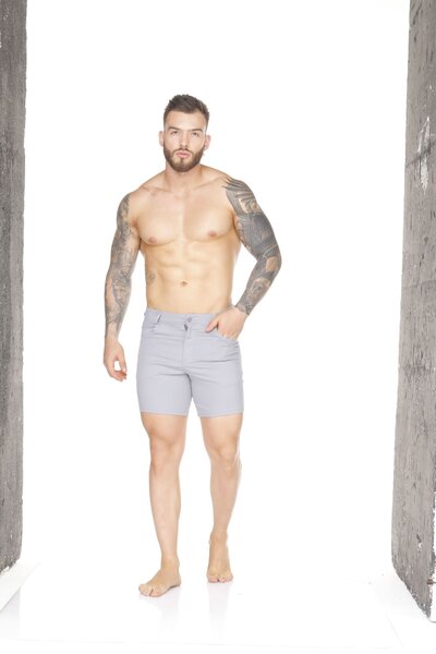 GIGO UNDERWEAR GIGO CLASSIC FOREVER GRAY SHORTS