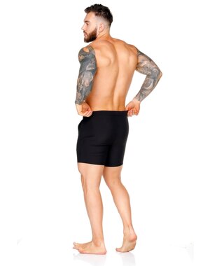 GIGO UNDERWEAR GIGO FOREVER LONG BLACK BEACHWEAR TRUNK