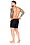 GIGO UNDERWEAR GIGO FOREVER LONG BLACK BEACHWEAR TRUNK