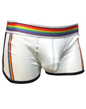 KNOBS KNOBS COTTON TRUNK WITH RAINBOW WAISTBAND
