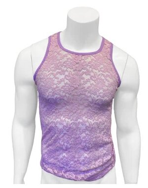 KNOBS KNOBS LAVENDAR LACE TANK