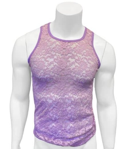 KNOBS KNOBS LAVENDAR LACE TANK