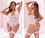 MAPALE LINGERIE MAPALE 8674 PEEK-A-BOO TEDDY WHITE
