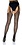 LEG AVENUE FISHNET SUSPENDER PANTYHOSE BLACK ONE SIZE