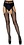 LEG AVENUE FISHNET SUSPENDER PANTYHOSE BLACK ONE SIZE