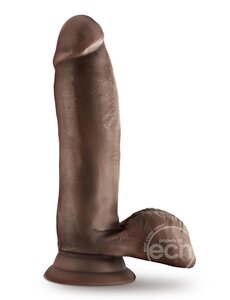 DR SKIN DR SKIN GLIDE SELF-LUBING DILDO WITH BALLS 7"